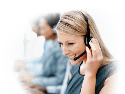 IT Support helping a customer over the phone